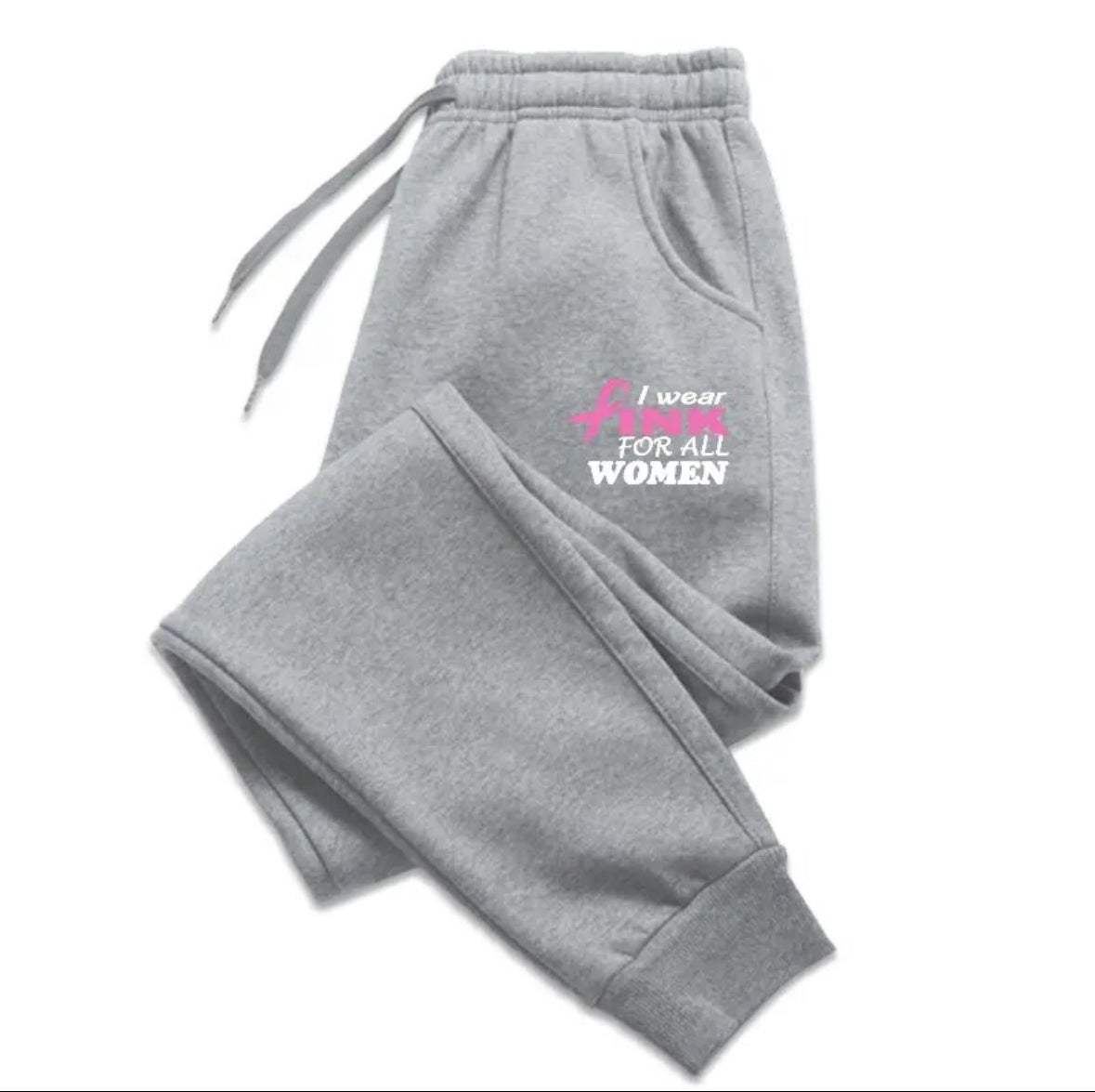 Breast Cancer Awareness Support Pink Sweatpants!