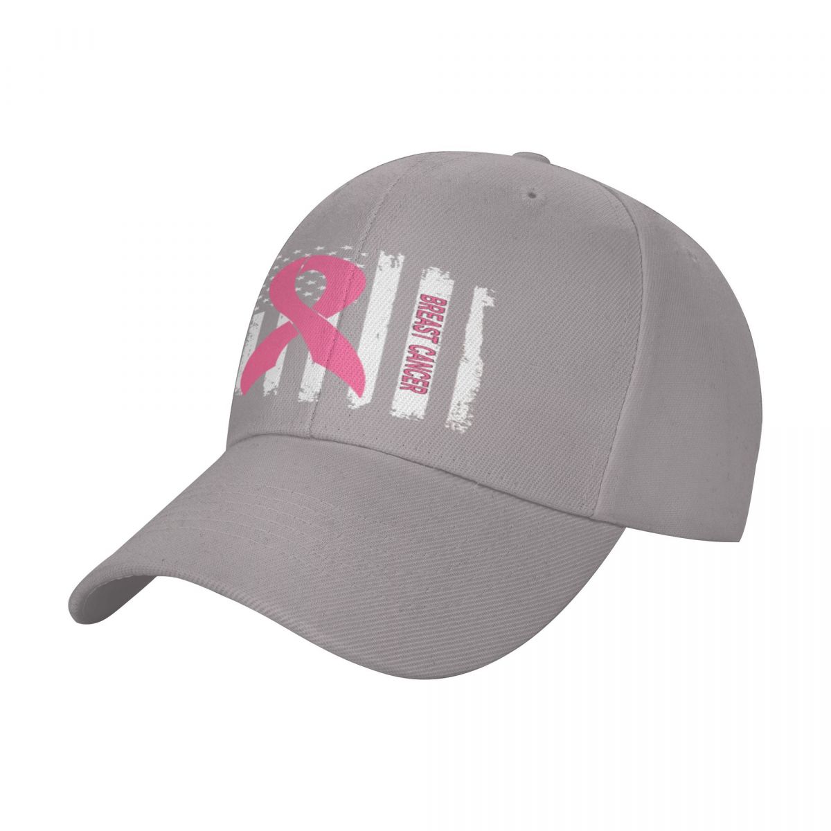 Breast Cancer Awareness Flag Baseball Caps