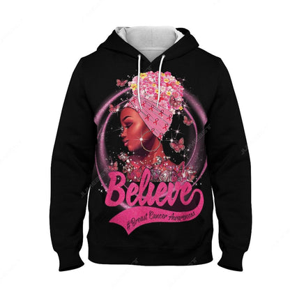 Women's "I'm A Survivor" Breast Cancer Awareness Hoodies/Sweatshirts