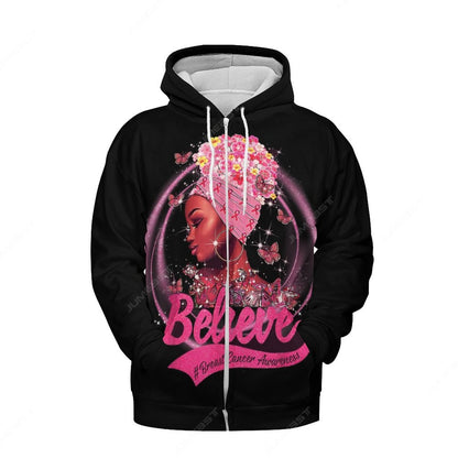 Women's "I'm A Survivor" Breast Cancer Awareness Hoodies/Sweatshirts