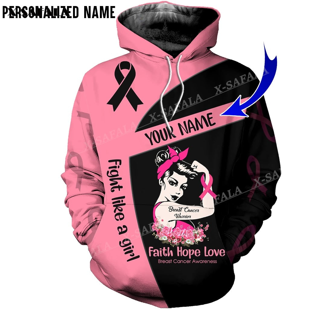 Breast Cancer Awareness Hoodies/Sweatshirts (Unisex)