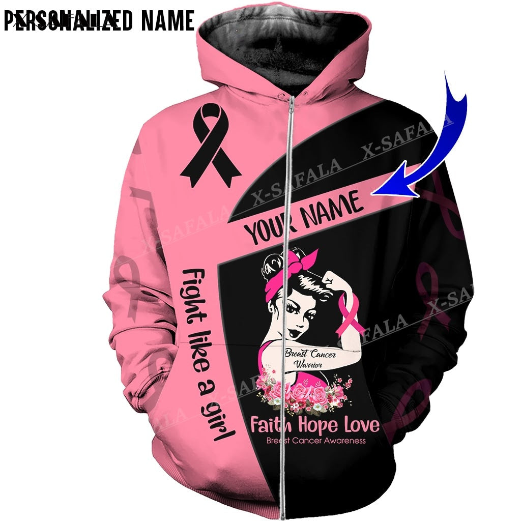 Breast Cancer Awareness Hoodies/Sweatshirts (Unisex)